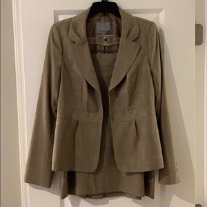 Womens Tan Suit